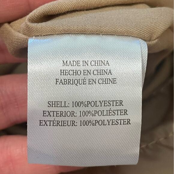 Street Level Boutique Puffer Backpack Tan Beige Medium-Sized - Picture 12 of 14